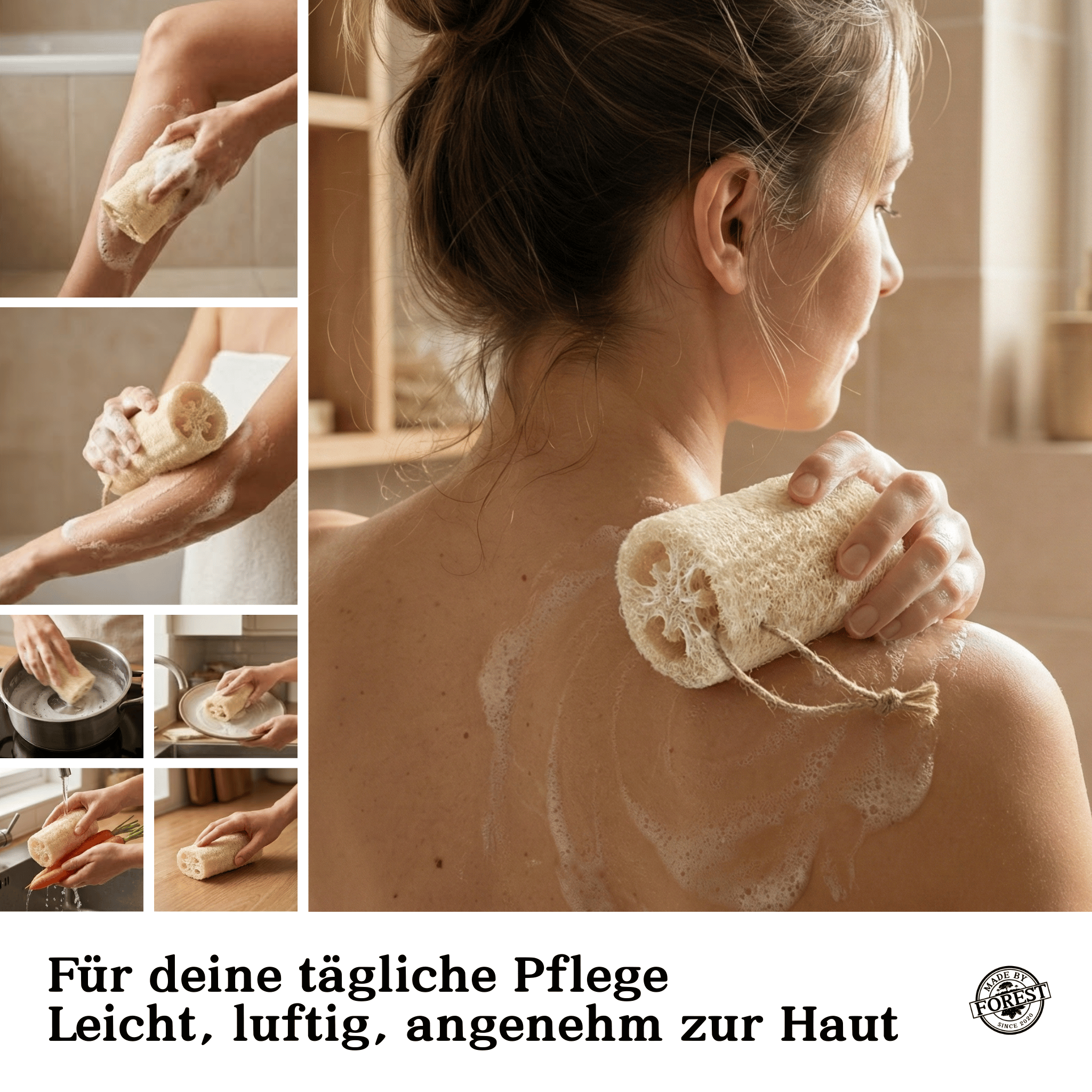 Natürlicher Luffa-Schwamm aus dem Amazonas (Mato Grosso)