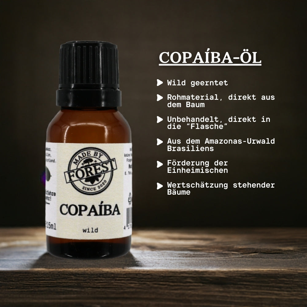 Copaíba Öl direkt aus dem Regenwald - Amazonas, Brasilien - 15ml