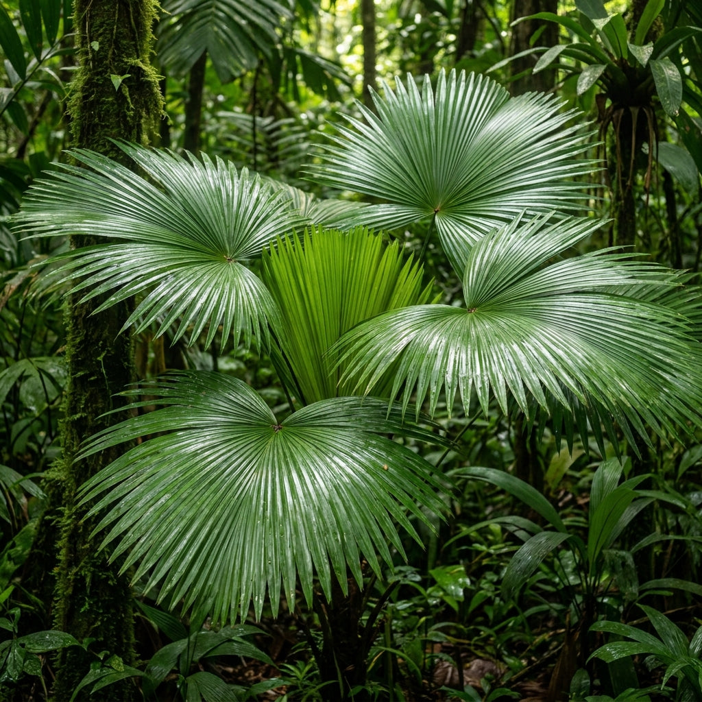 Palmwedel im Amazonas-Regenwald – das Naturmaterial des Palmfächers